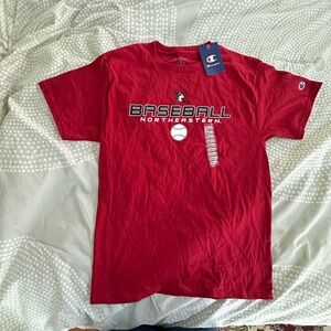 NWT Northeastern University Baseball Tee, Men’s M